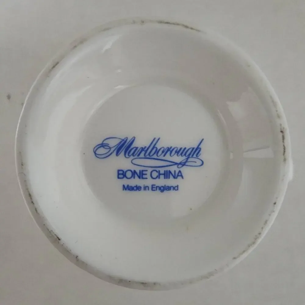 Marlborough Sugar and Creamer Bone China Made in England